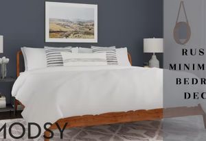 Rustic Minimalist Bedroom Decor With Modsy